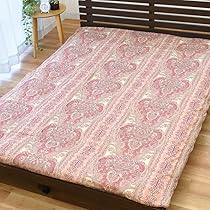 京都西川敷布団カバーエジプト綿100% シングル105×210